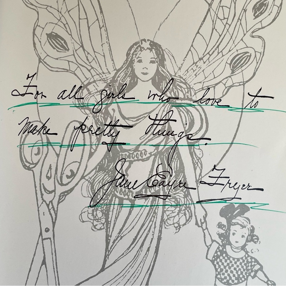 The Mary Frances Sewing Book with Patterns by Jane Eayre Fryer Signed Copy - Picture 4 of 8